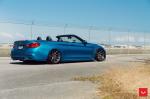 BMW M4 Convertible on Vossen Wheels (HF-3) 2019 года